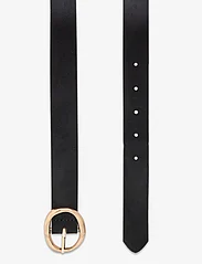 Lindex - Belt in fake suede 3cm - najniższe ceny - black - 1