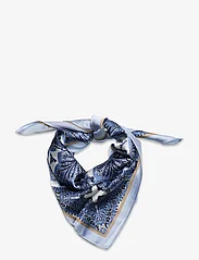 Lindex - Scarf Paisley Satin - lowest prices - blue - 0