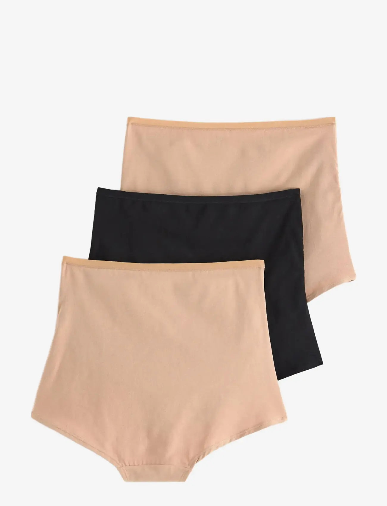 Lindex - Maternity briefs 3 p cotton - unterwäsche - beige - 2