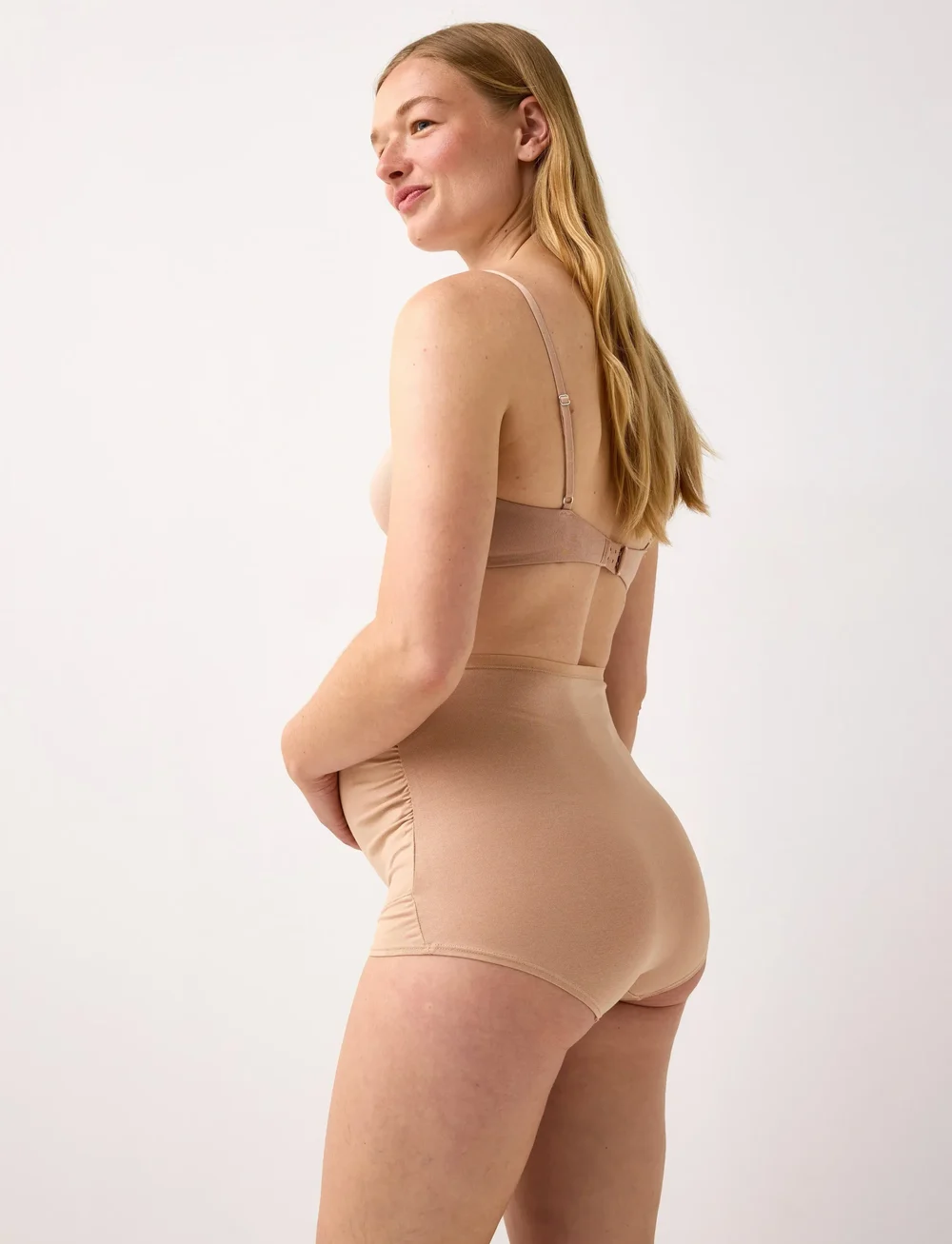 Lindex - Maternity briefs 3 p cotton - unterwäsche - beige - 3