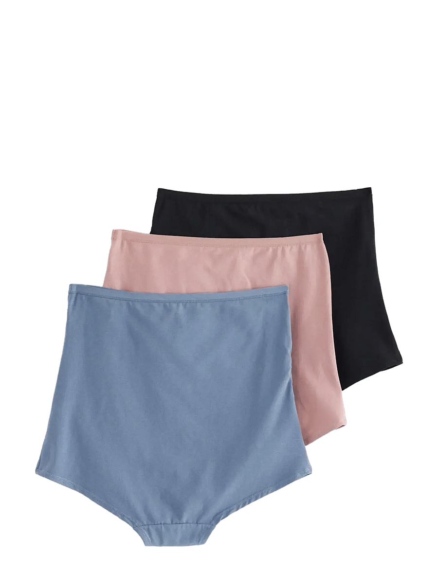 Lindex - 3-pack maternity briefs - unterwäsche - dark dusty blue - 2