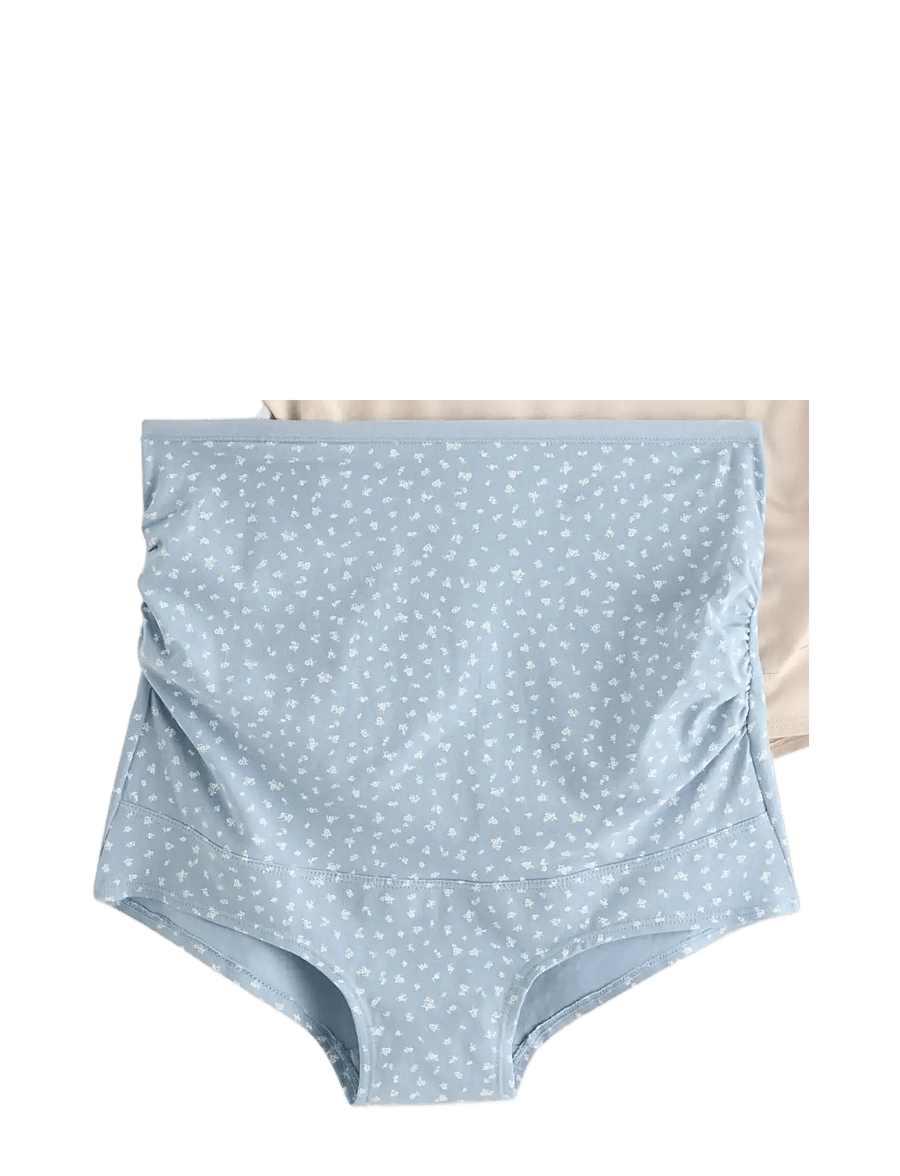 Lindex - 3-pack maternity briefs - unterwäsche - dark dusty grey - 0