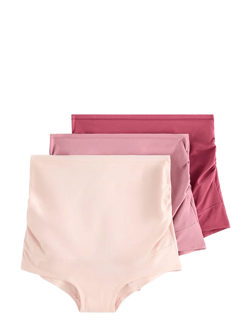 Lindex - 3-pack maternity briefs - unterwäsche - dark dusty pink - 1
