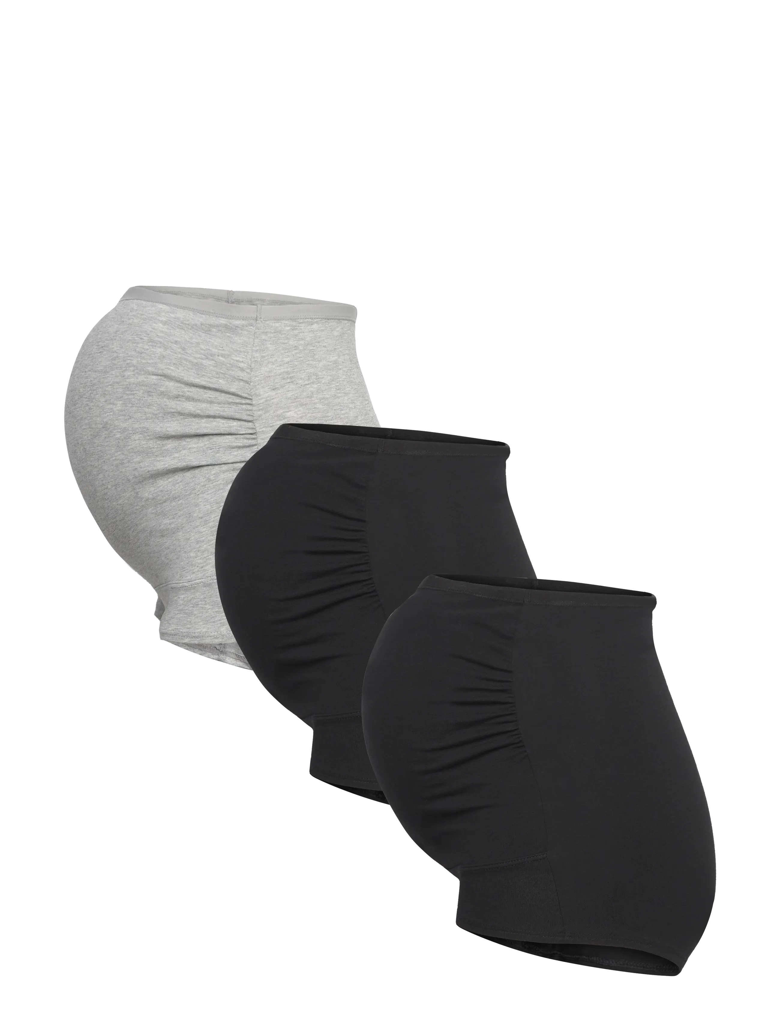 Lindex - 3-pack maternity briefs - lingerie - grey melange - 3