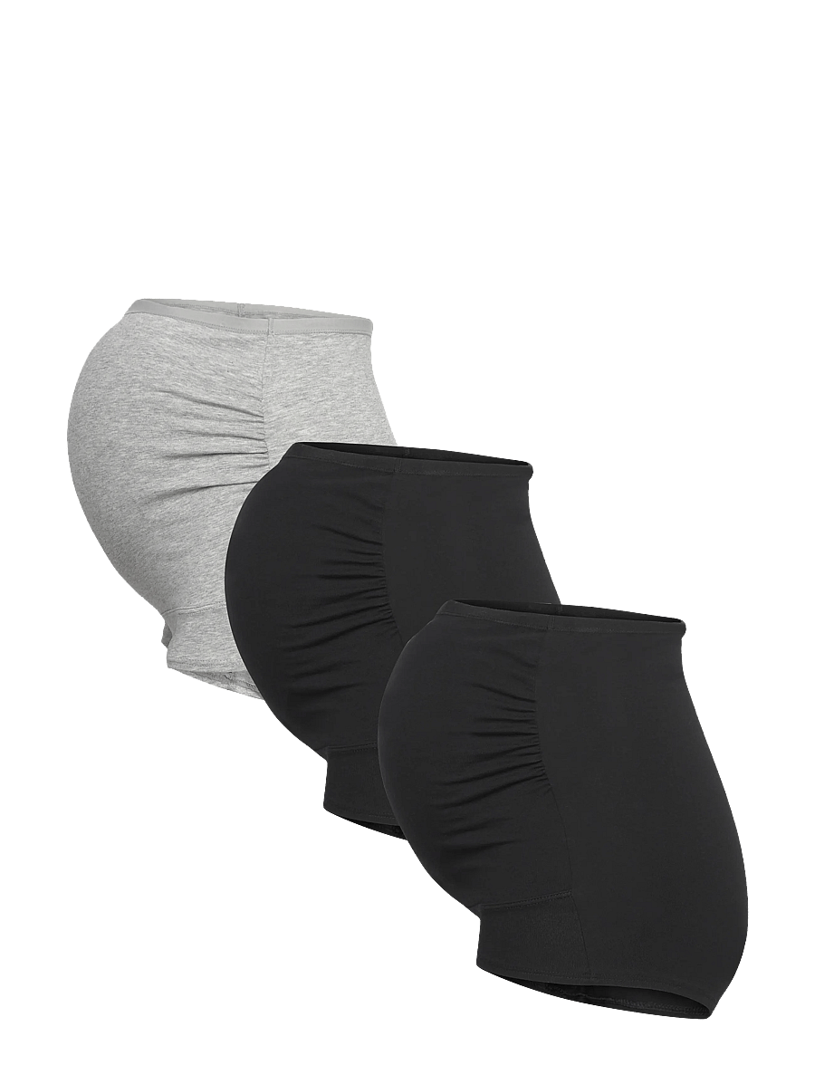 Lindex - 3-pack maternity briefs - aluspesu - grey melange - 3