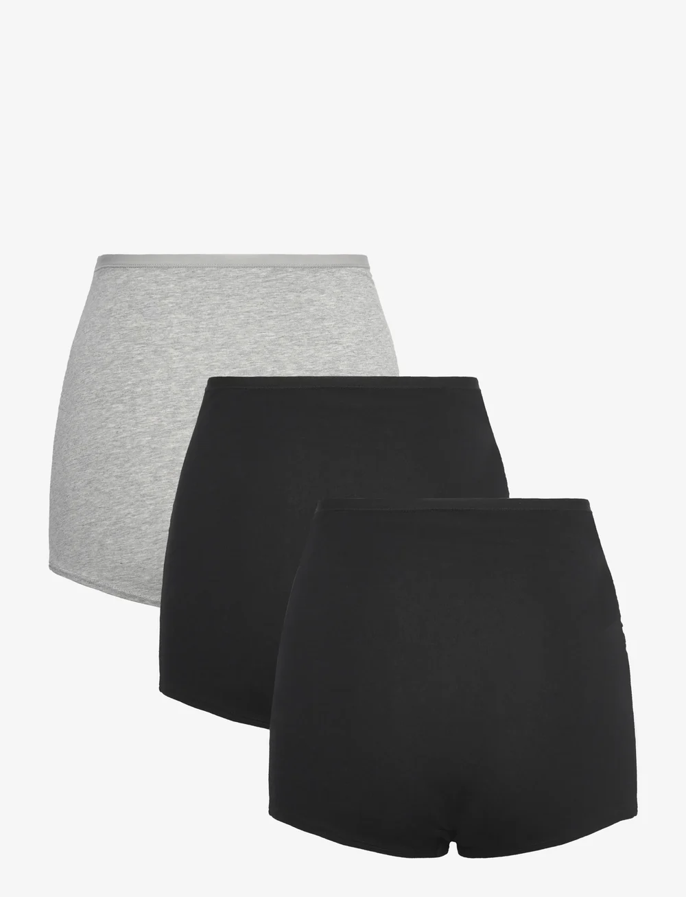 Lindex - Maternity briefs 3 p cotton - unterwäsche - grey melange - 1