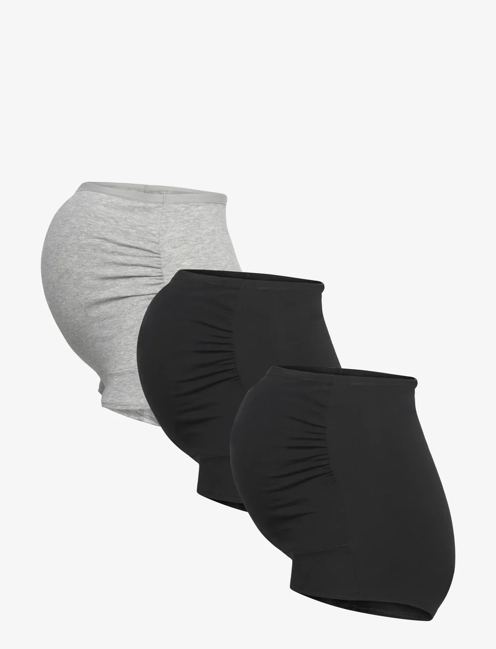 Lindex - Maternity briefs 3 p cotton - unterwäsche - grey melange - 2