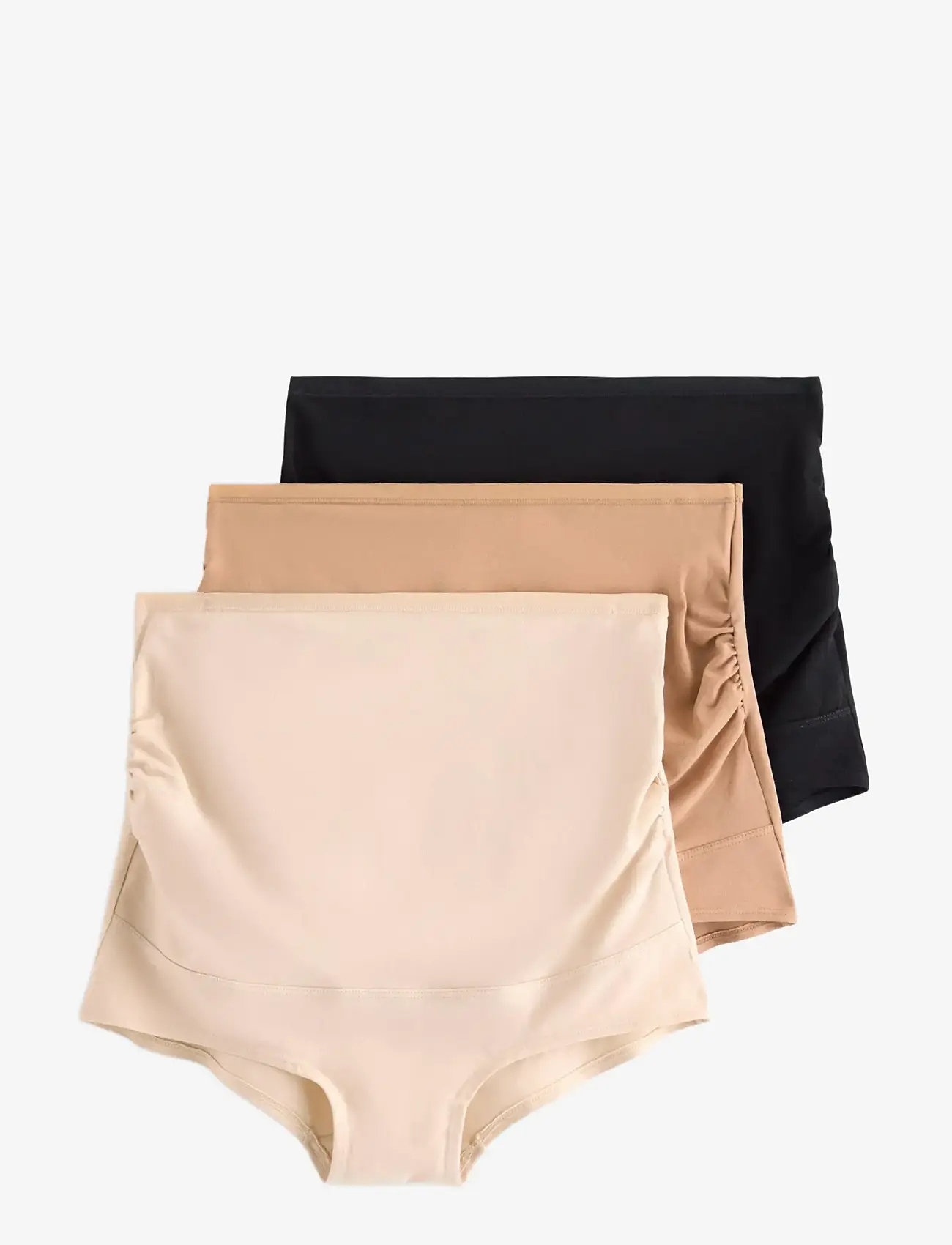 Lindex - 3-pack maternity briefs - undertøj - light beige - 1