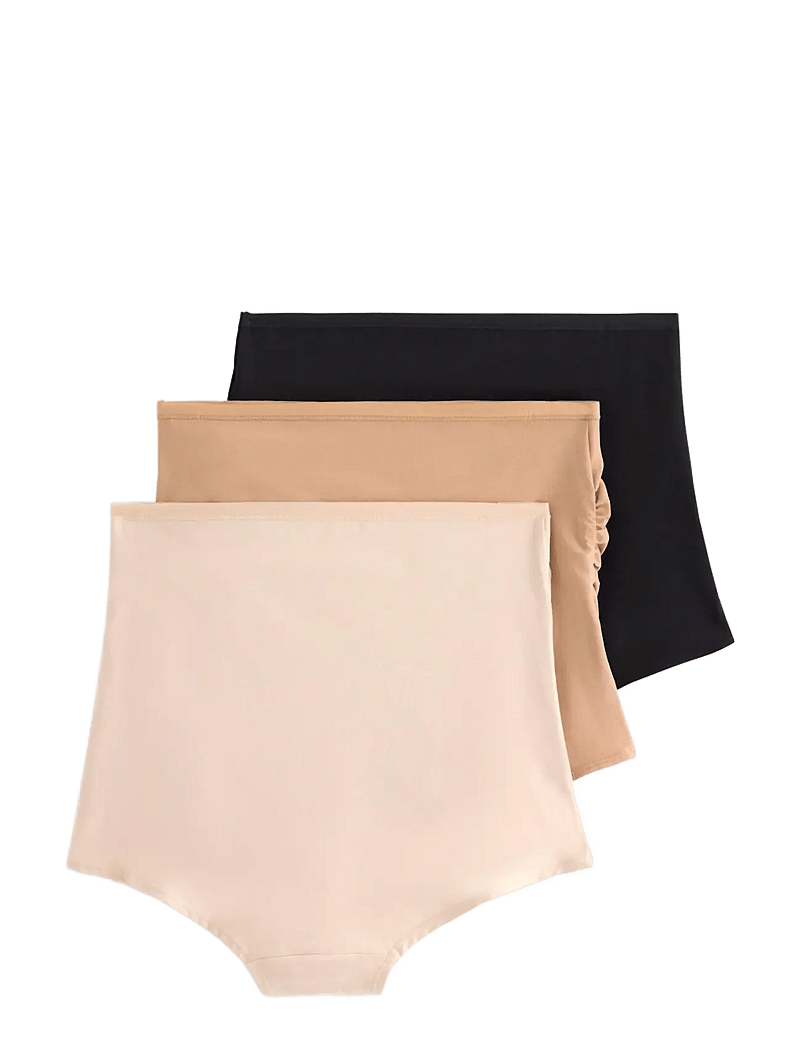 Lindex - 3-pack maternity briefs - unterwäsche - light beige - 2