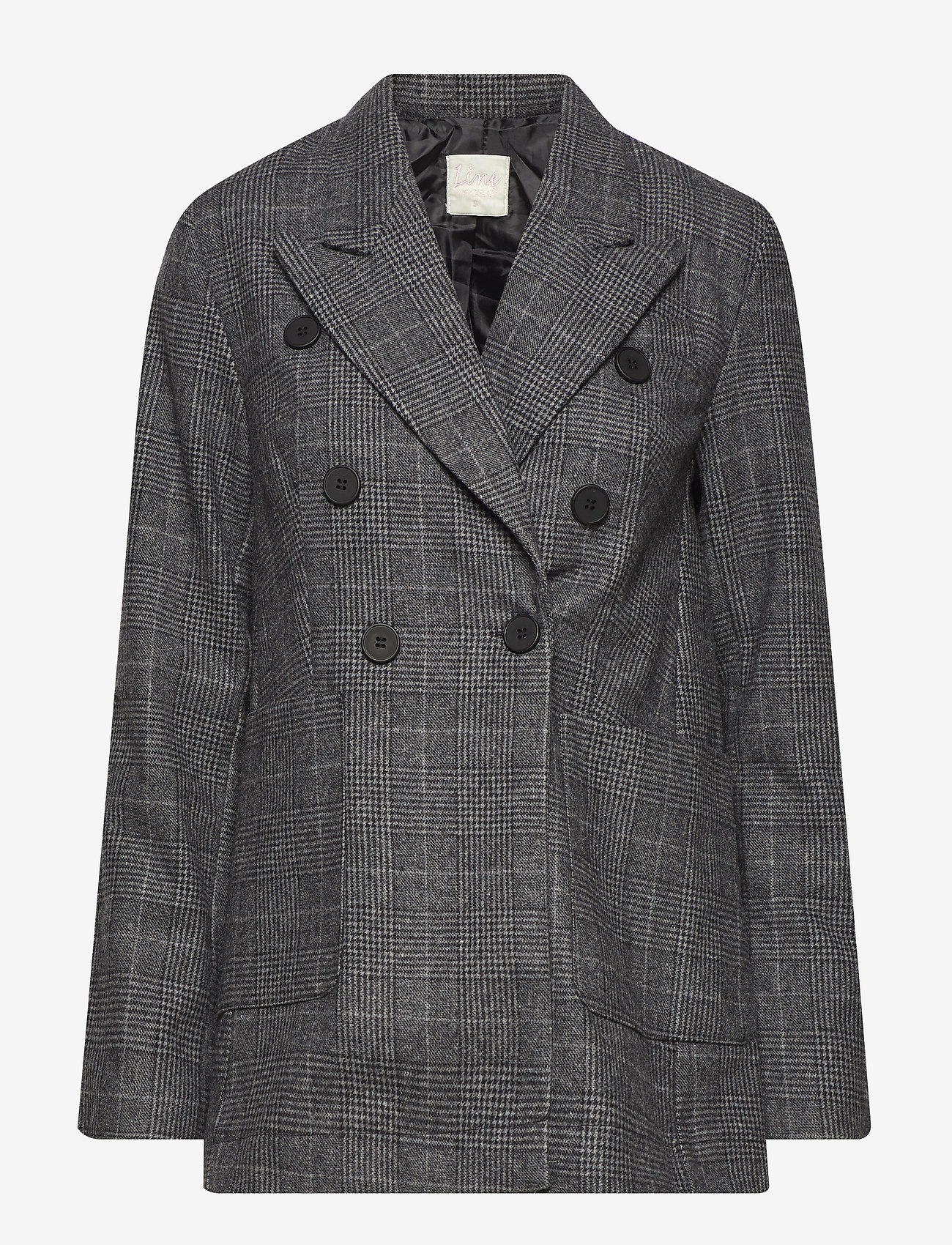 Line of Oslo - Eve check - grey - 0