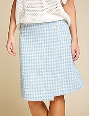 Line of Oslo - Belle check - party wear at outlet prices - blue - 3