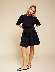 Line of Oslo - Hutton solid - short skirts - black - 3