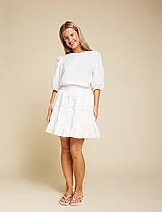 Line of Oslo - Hutton solid - short skirts - white - 2