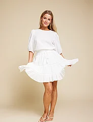 Line of Oslo - Hutton solid - short skirts - white - 3