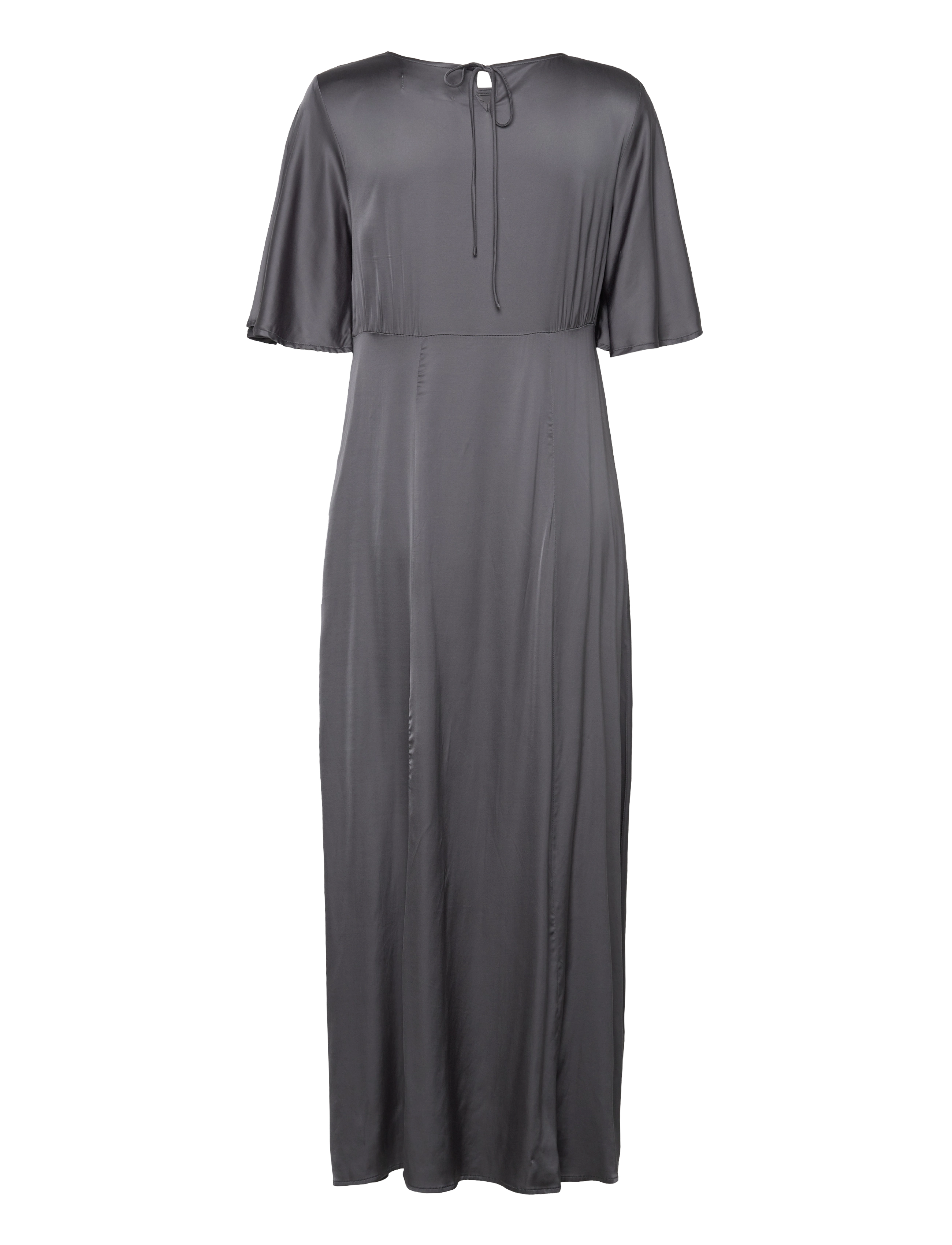 Line of Oslo - Miller viscose satin - maxi kjoler - grey - 1
