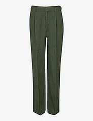 Line of Oslo - Moon linen - linen trousers - army - 0