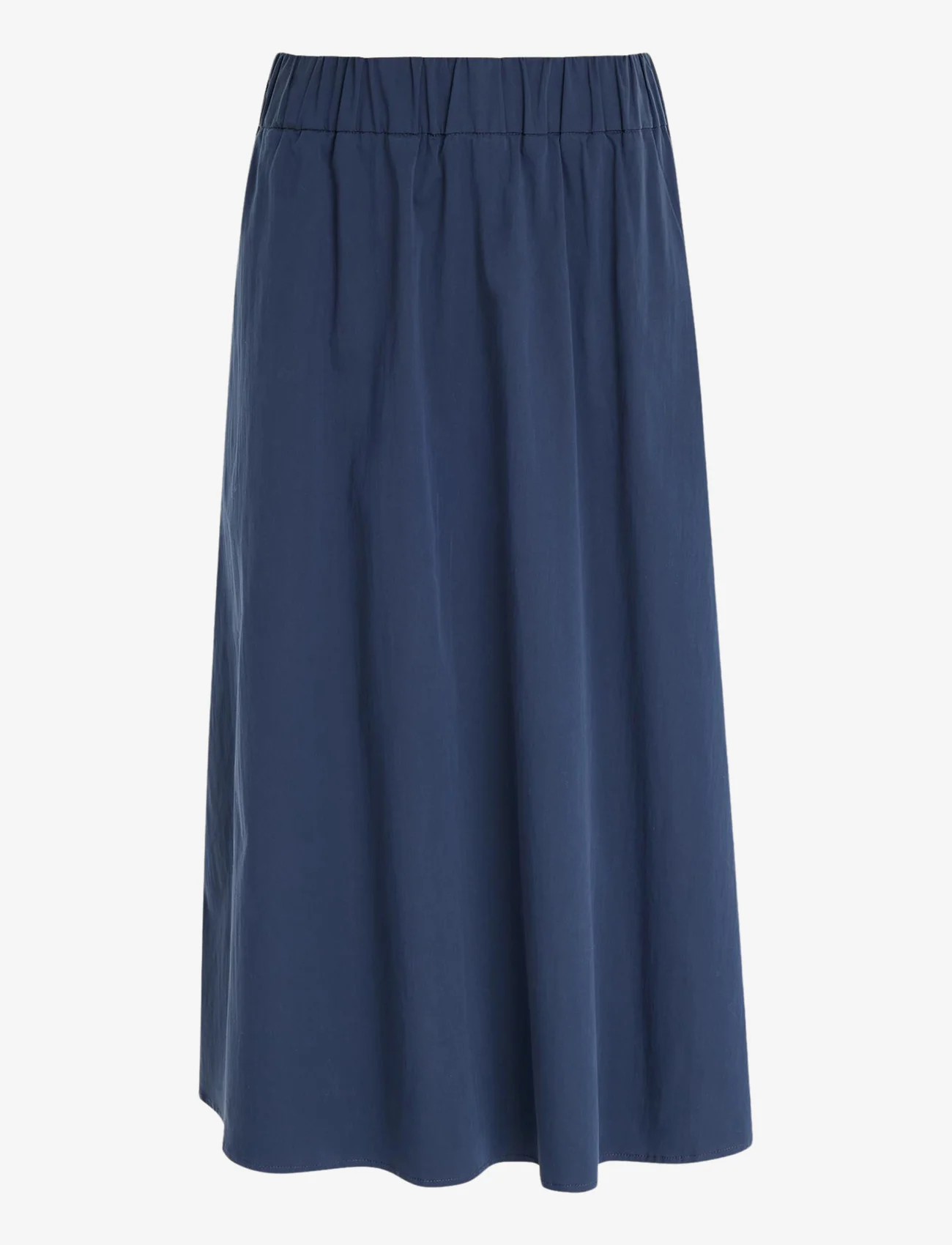 Line of Oslo - Skirt solid - midi kjolar - blue - 0