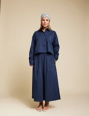 Line of Oslo - Skirt solid - midi kjolar - blue - 2