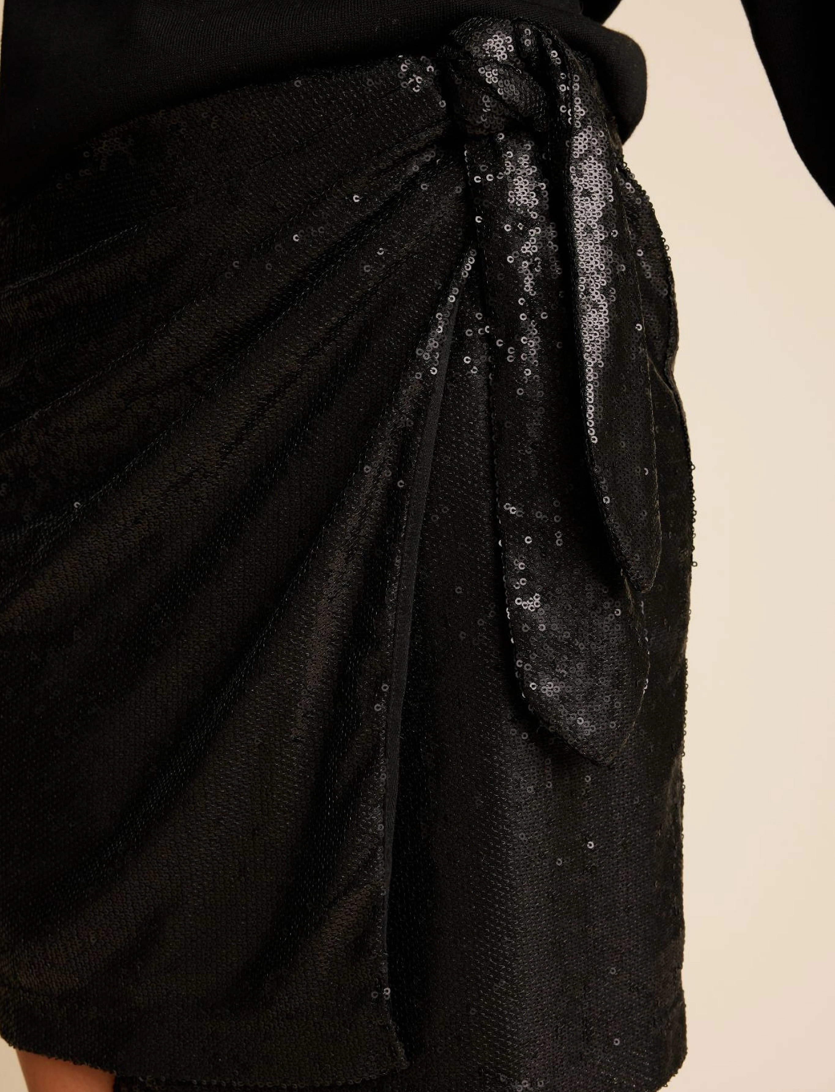 Line of Oslo - Maren Sequins - paillet nederdele - black - 2