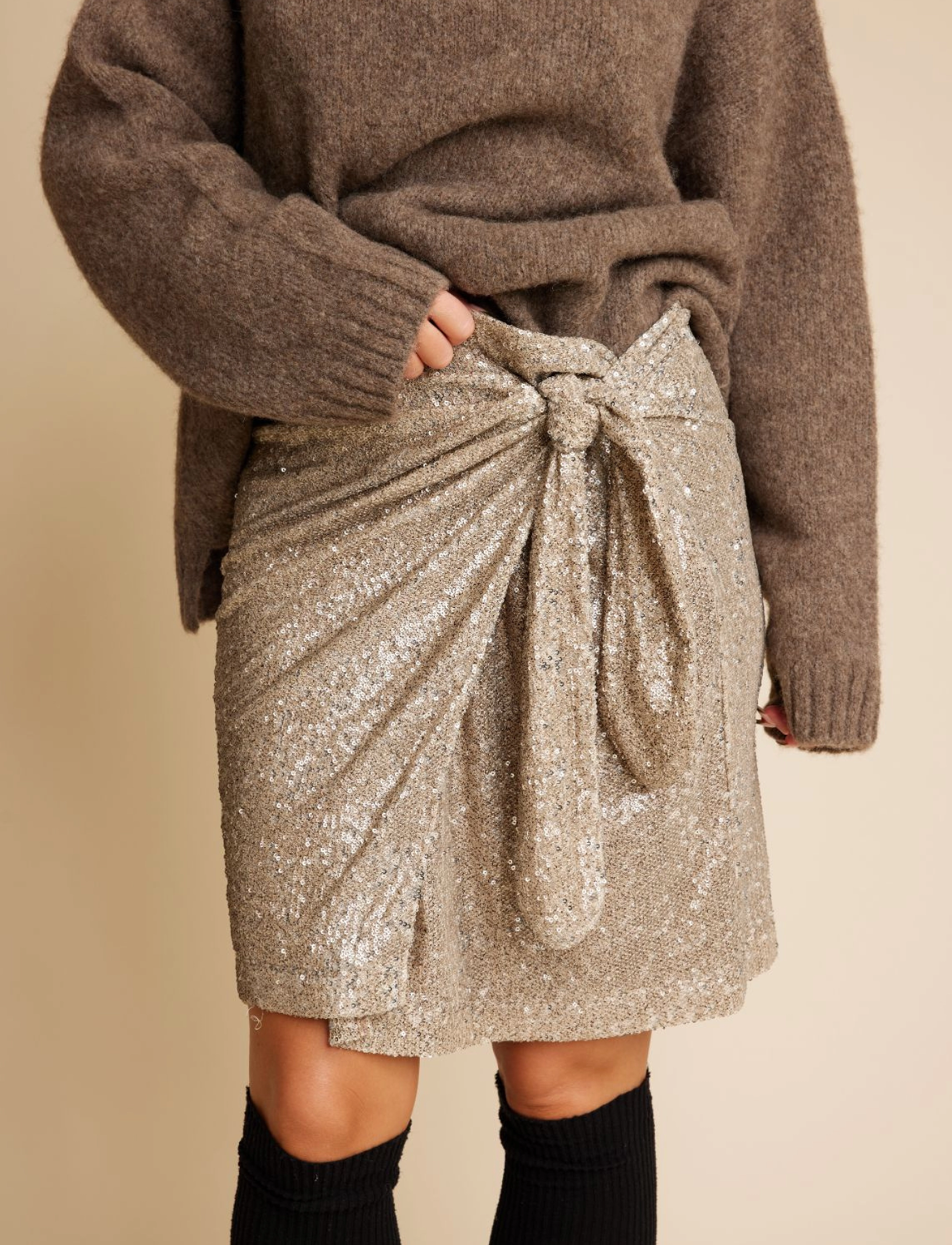 Line of Oslo - Maren Sequins - korte nederdele - gold - 2