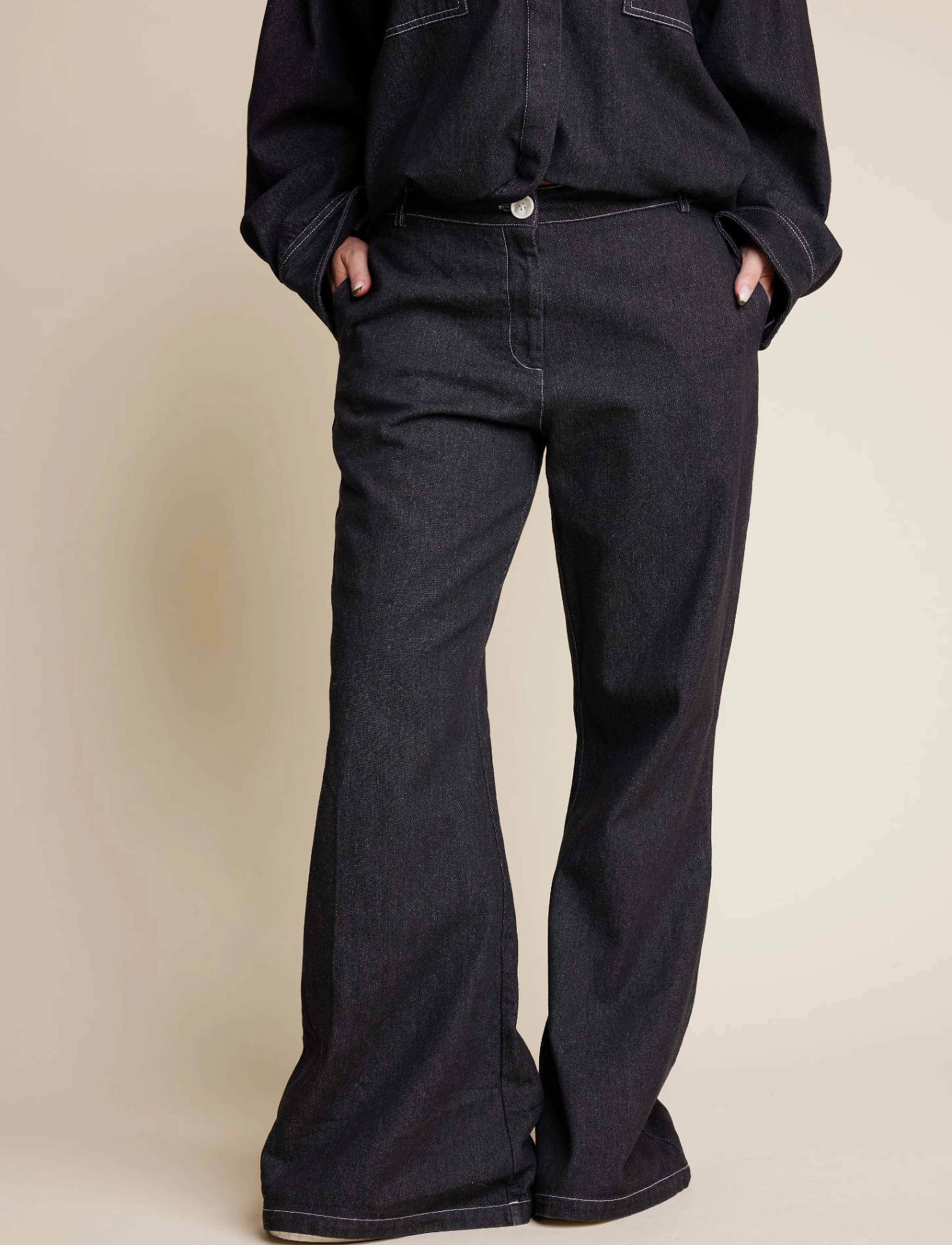Line of Oslo - Winger Denim - brede jeans - black - 3