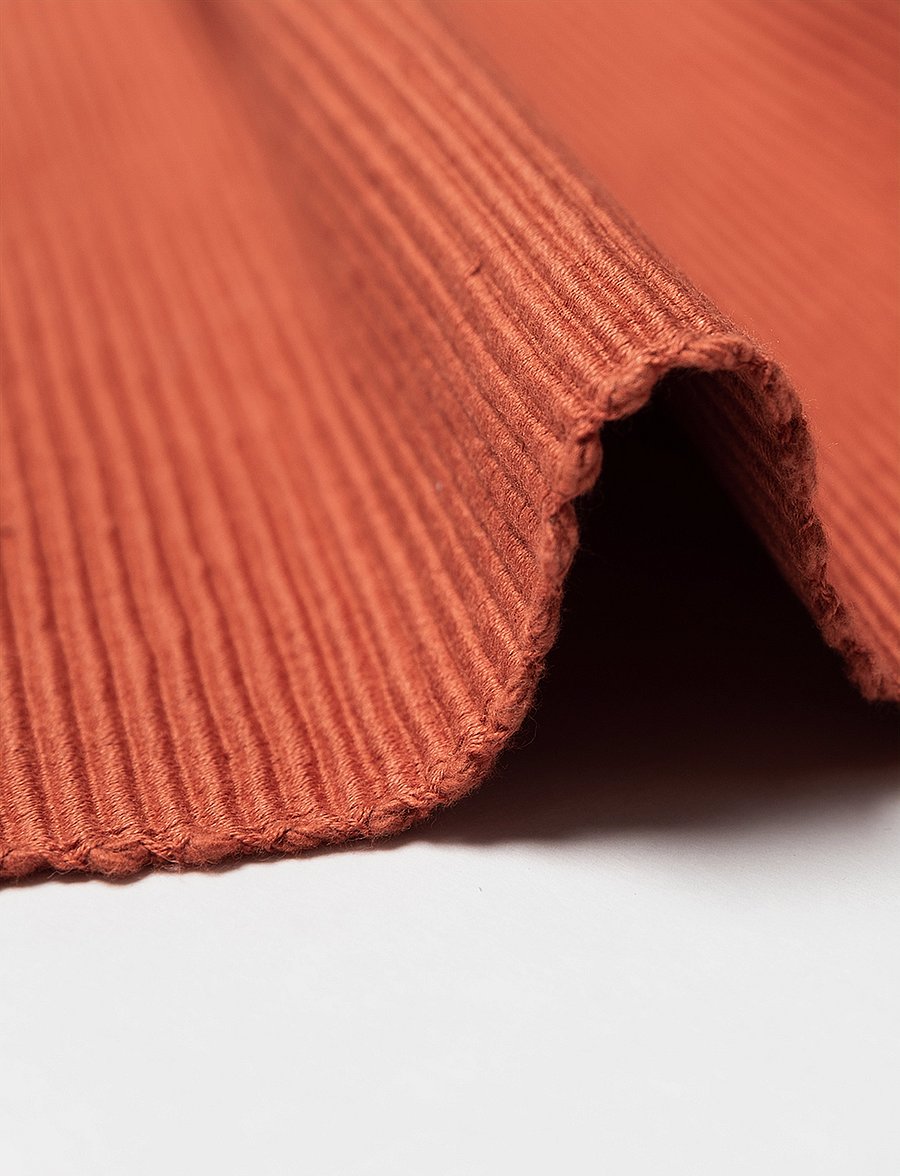 LINUM - UNI Runner 45x150 cm - tischdecken & tischläufer - rusty orange - 0