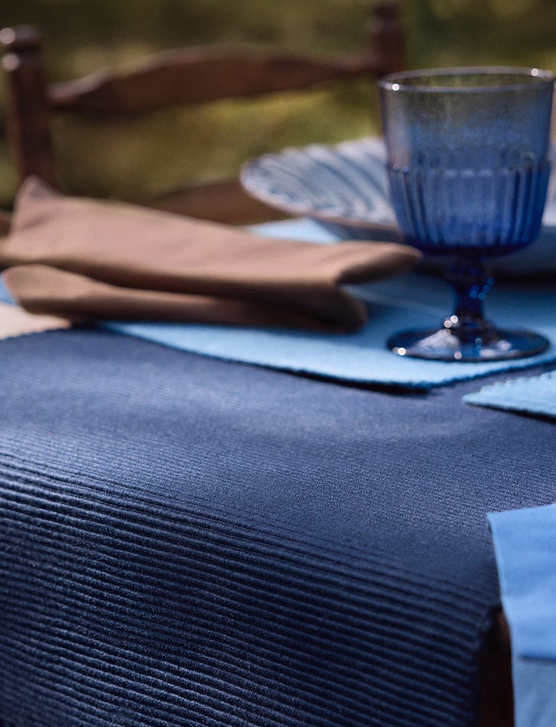 LINUM - UNI Runner 45x150 cm - nappes et chemins de table - dark navy blue - 2