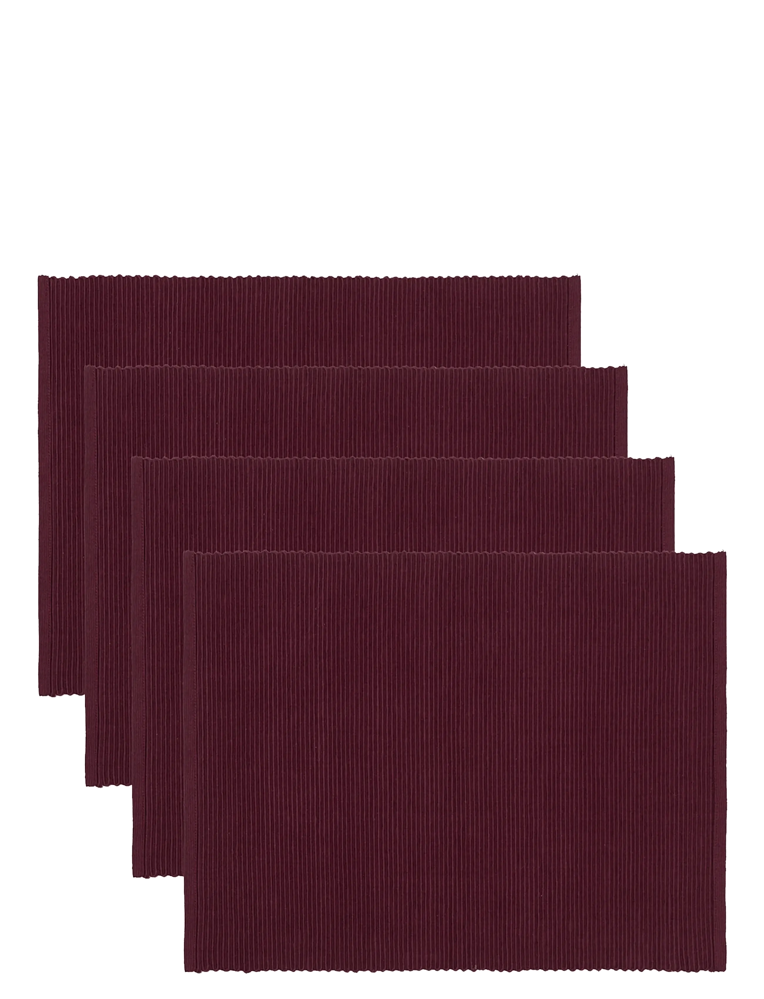 LINUM UNI Place mat - Tableware - BURGUNDY RED / burgundy
