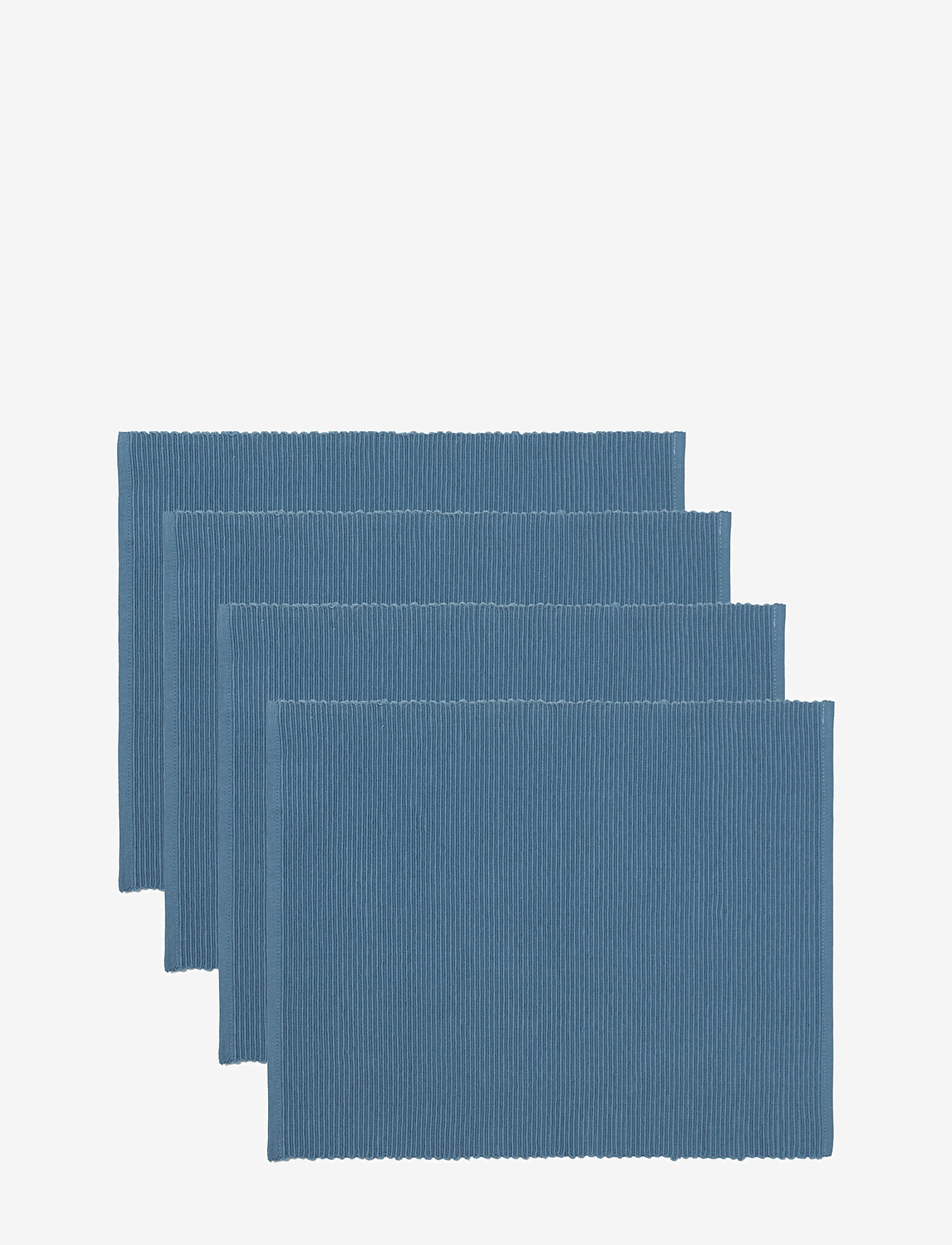 LINUM - UNI PLACE MAT RIB 4-PACK - köp efter pris - deep sea blue - 0