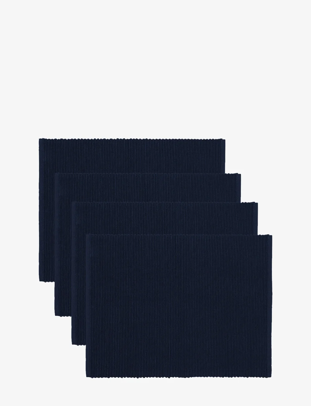 LINUM - UNI PLACE MAT RIB 4-PACK - köp efter pris - dark navy blue - 0