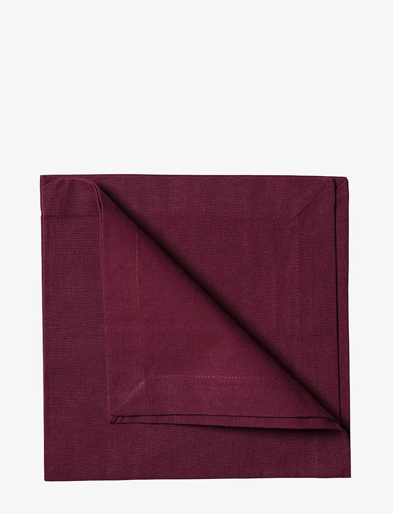LINUM - ROBERT Napkin - stofservietter - burgundy red - 0