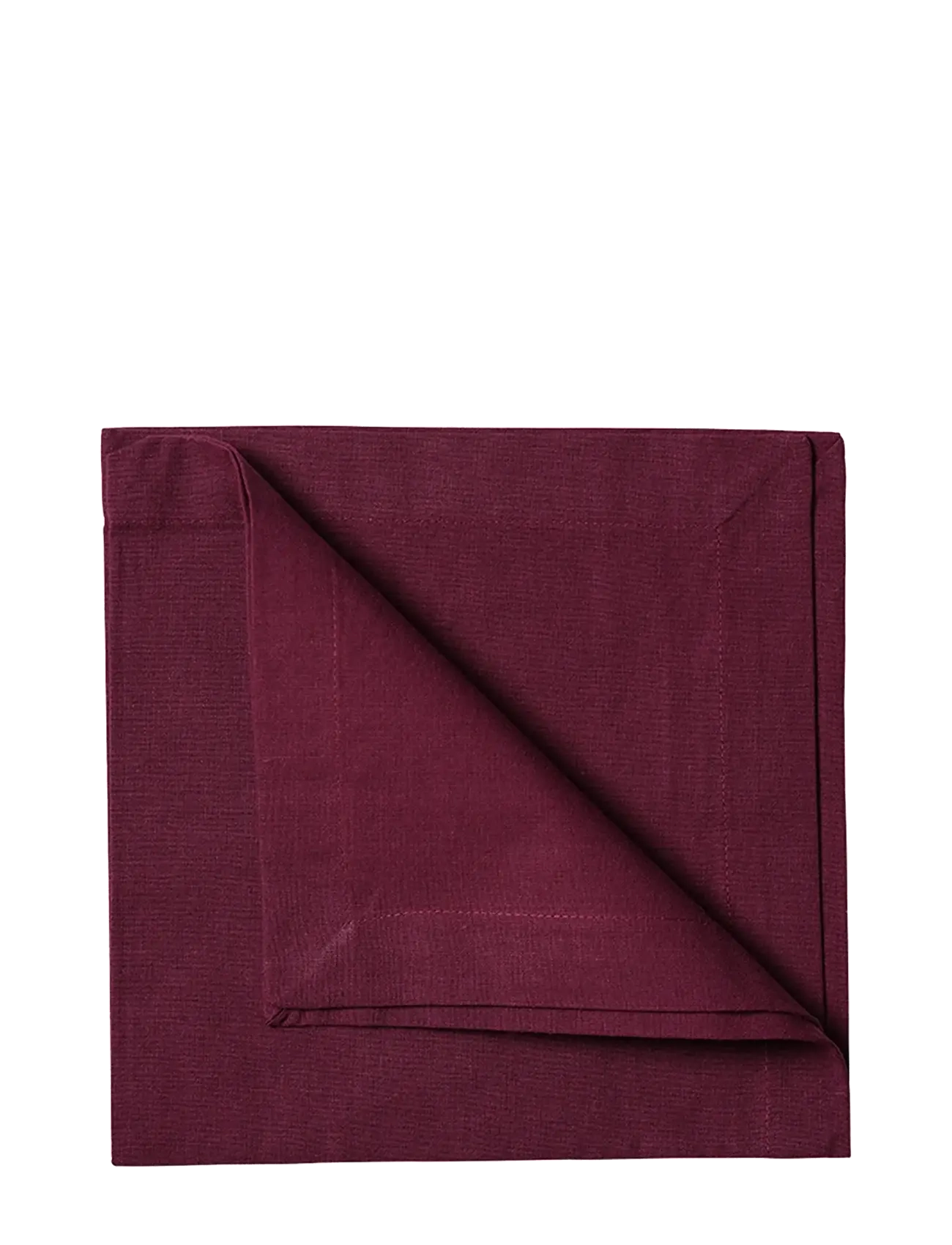 LINUM ROBERT Napkin - Presenter - BURGUNDY RED / burgundy