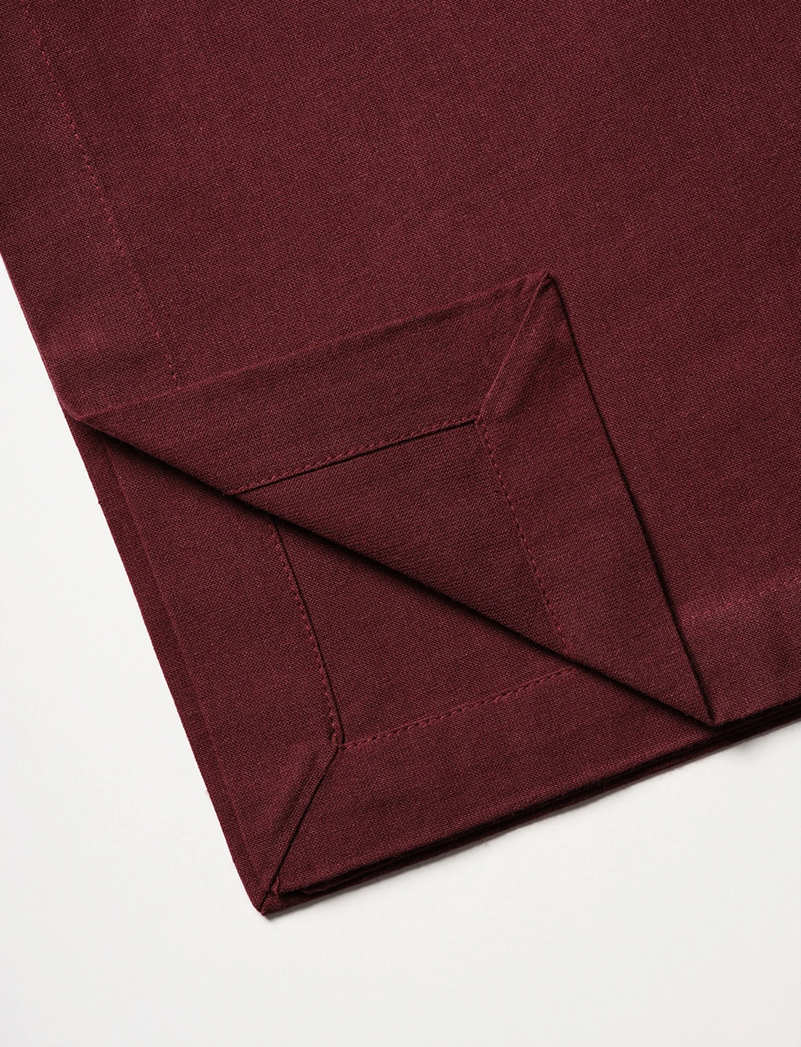 LINUM Robert Napkin, 45X45 cm, Napkins, Burgunderrot - Cloth Homeware