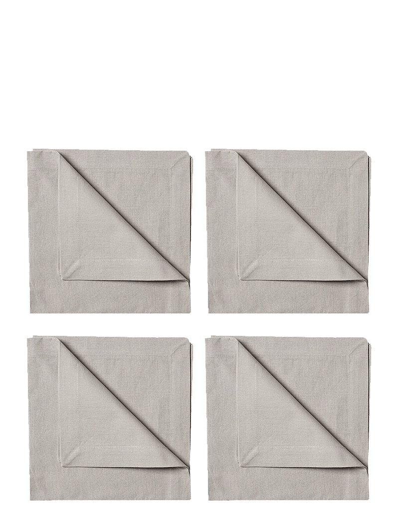 LINUM - ROBERT Napkin - stoffservietten - light grey - 0