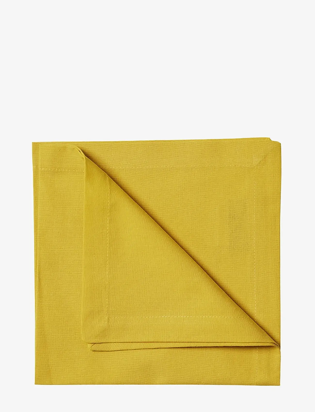 LINUM - ROBERT Napkin - linen- & cotton napkins - mustard yellow - 0