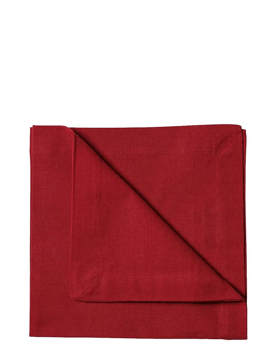 LINUM - ROBERT Napkin - stoffservietten - red - 0