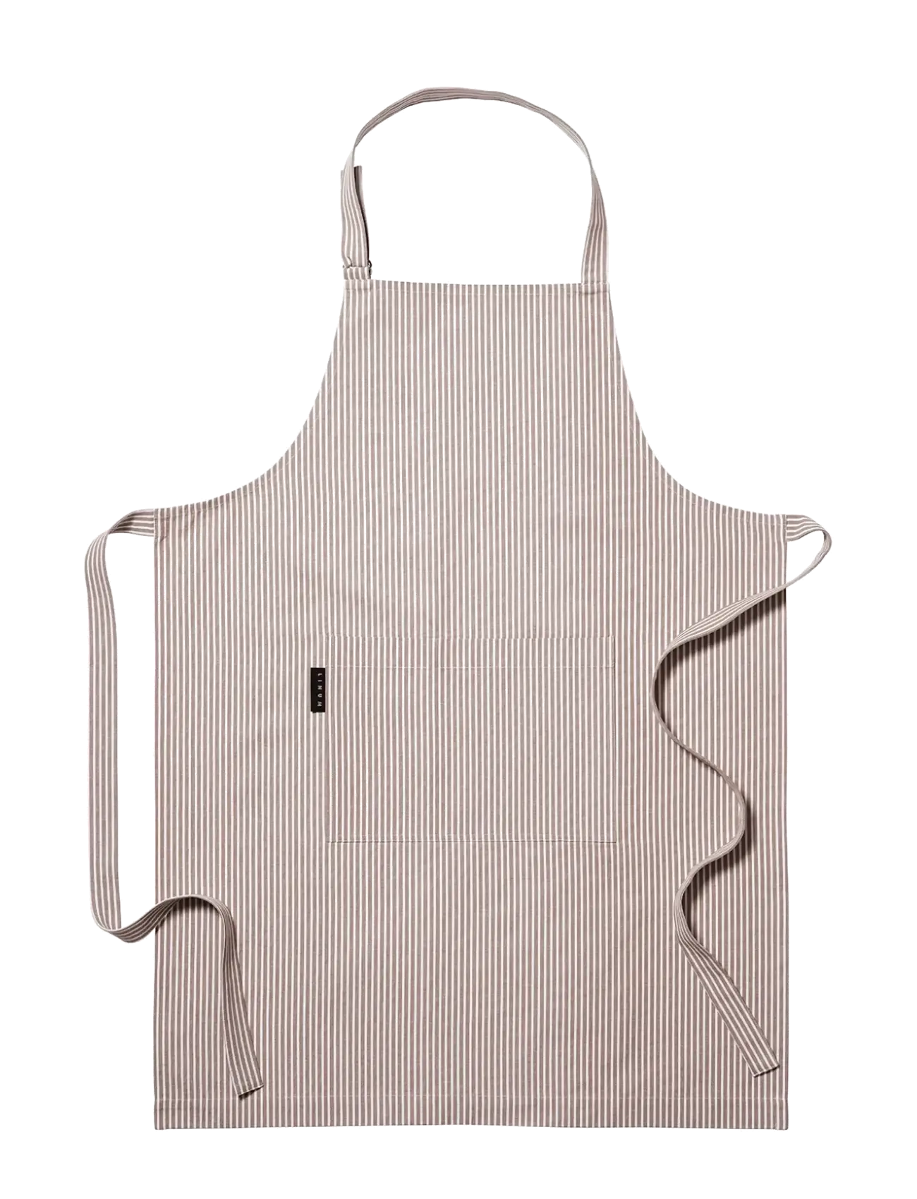 LINUM EMMA Apron - Kökstextilier - MOLE BROWN / beige