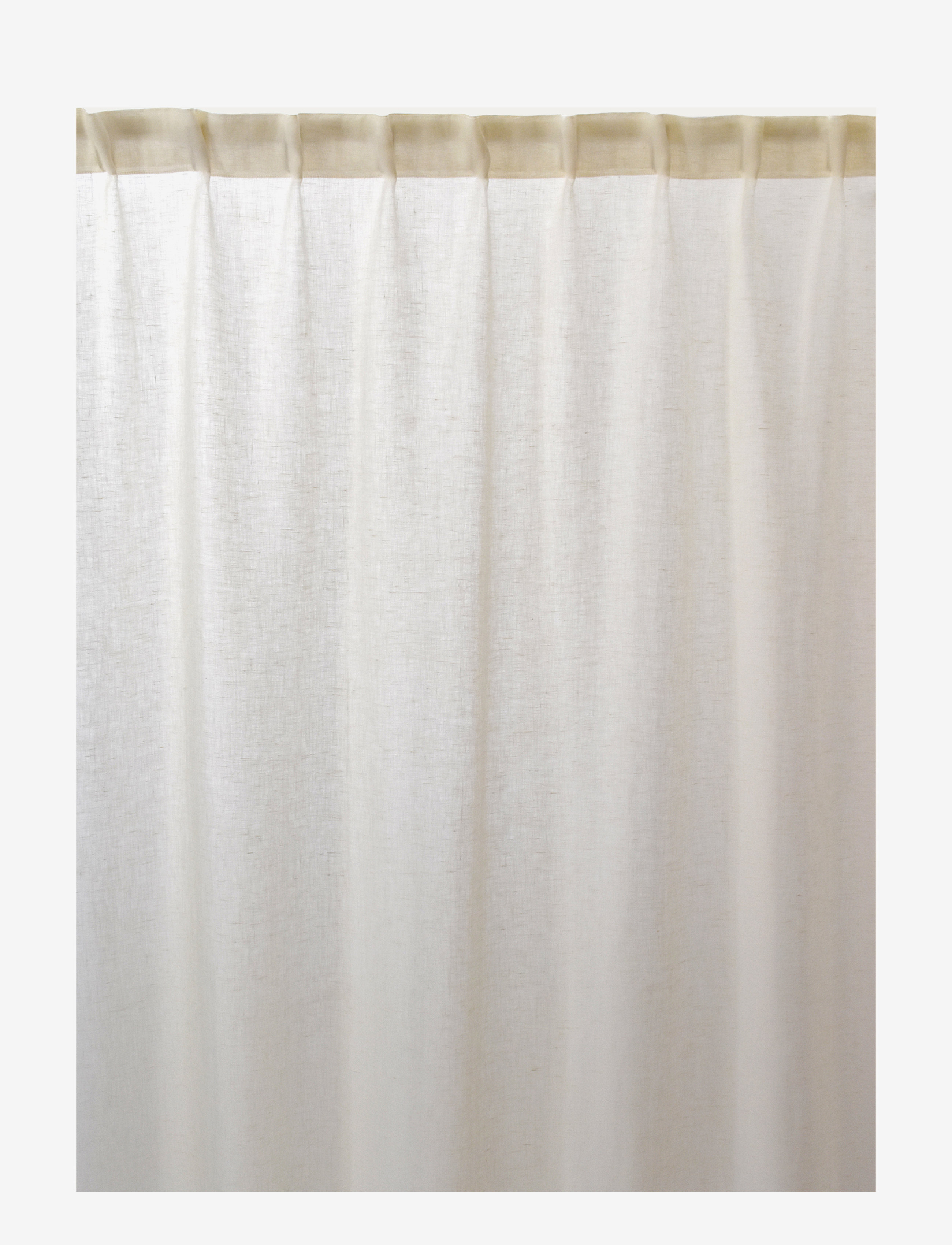 LINUM - INTERMEZZO CURTAIN PLEAT BAND - creamy beige - 0