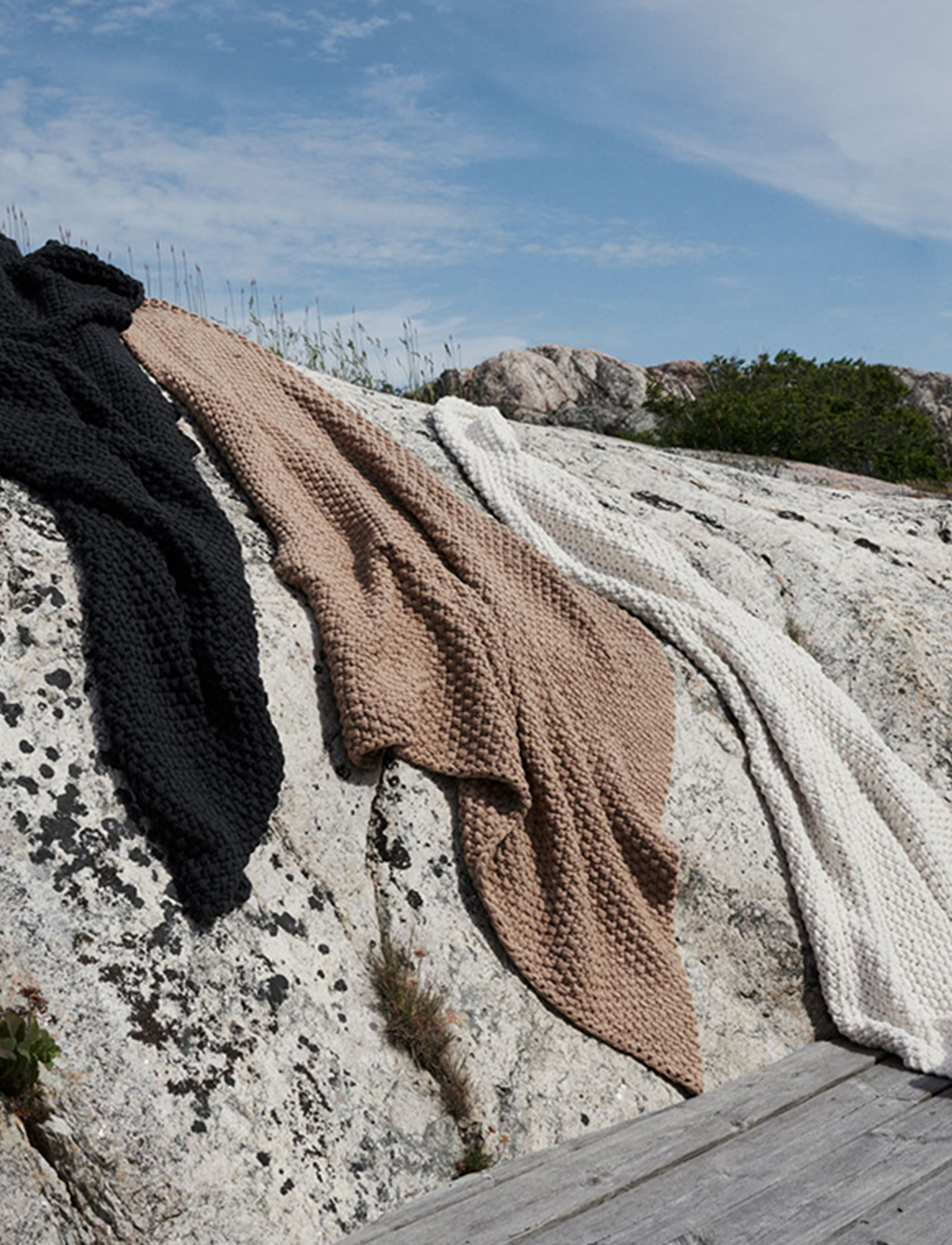 LINUM Drottningholm Throw, 130X170 cm, Cushions & Blankets, Braun - Blankets Throws, Homeware