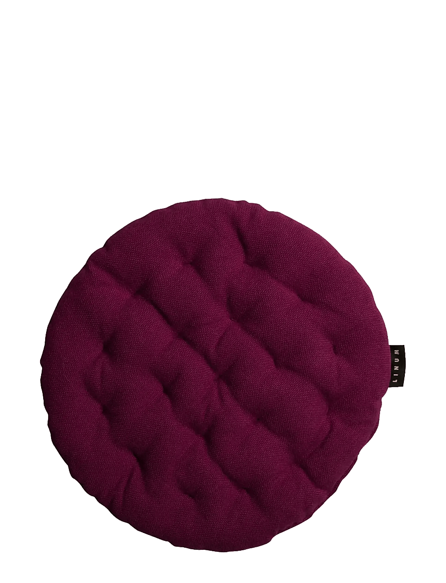 LINUM - PEPPER Seat cushion - stuhlkissen - burgundy red - 0