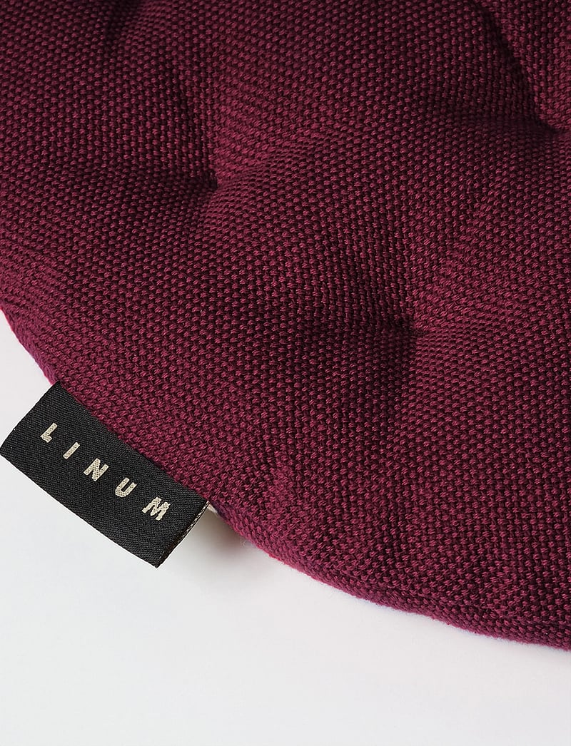 LINUM - PEPPER Seat cushion - tooli padi - burgundy red - 1