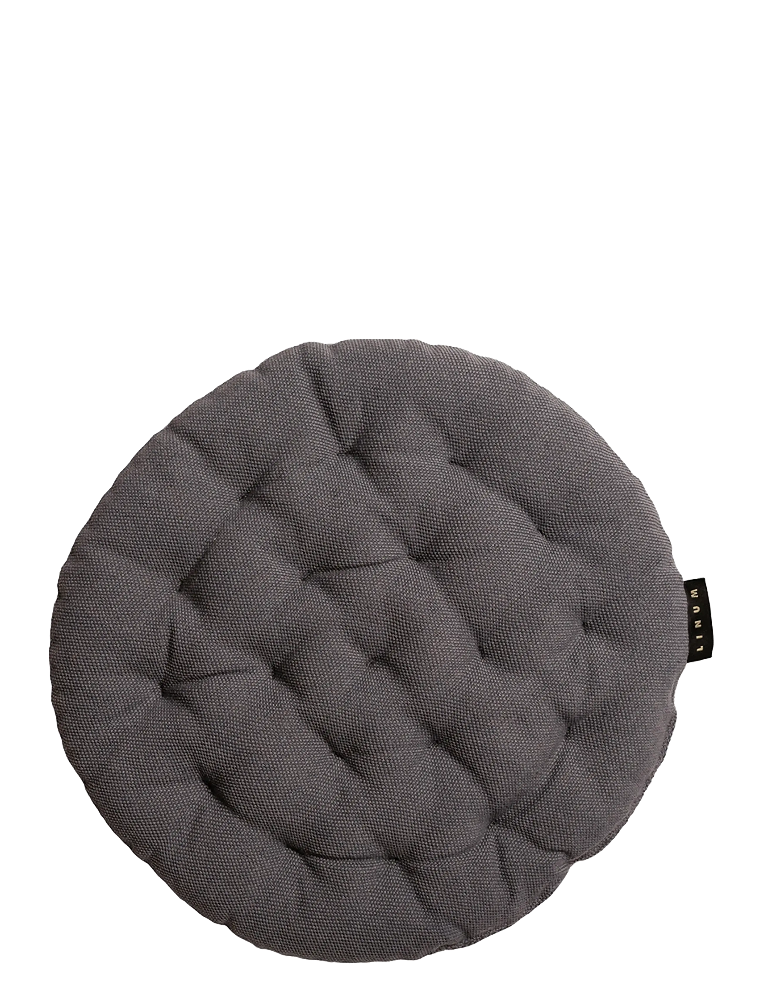 LINUM PEPPER Seat cushion - Linum - GRANITE GREY / grey
