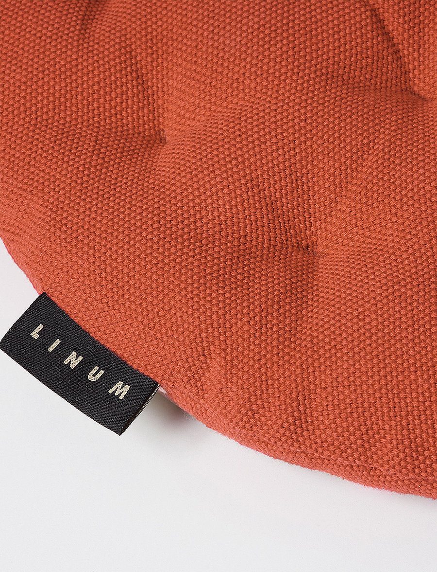 LINUM - PEPPER SEAT CUSHION - stuhlkissen - rusty orange - 0