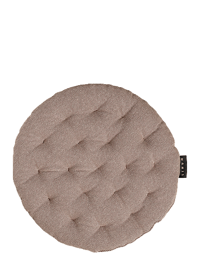 LINUM PEPPER SEAT CUSHION - Stuhlkissen - DARK MOLE BROWN / beige