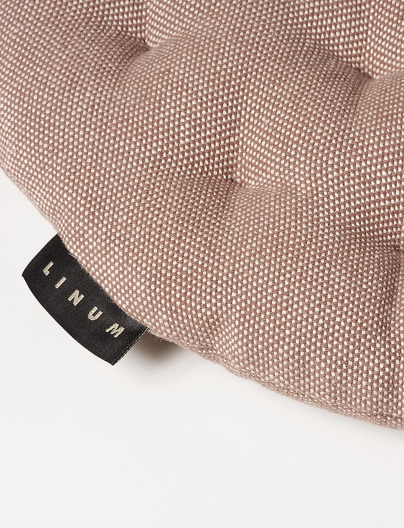 LINUM - PEPPER SEAT CUSHION - stuhlkissen - dark mole brown - 0