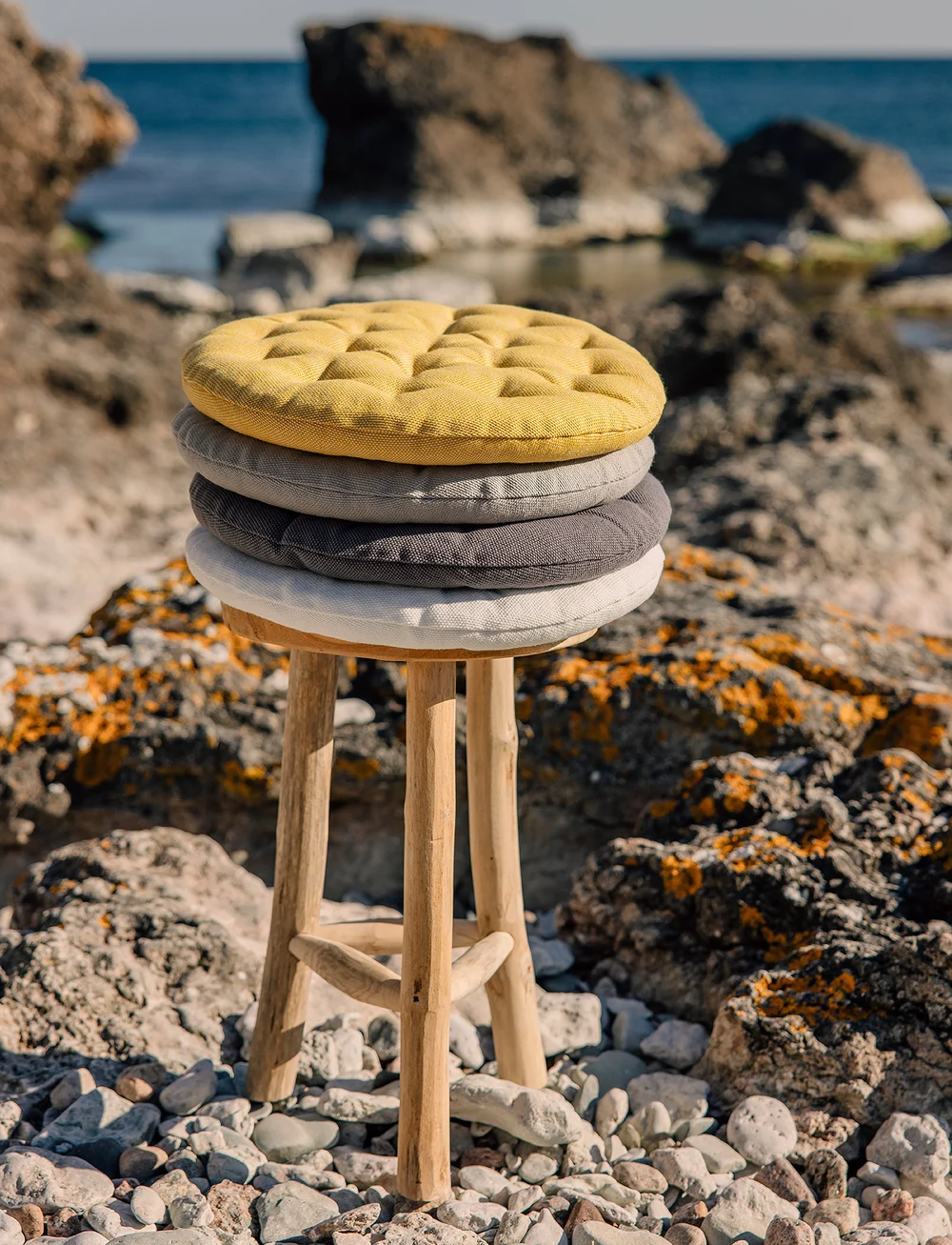 LINUM - PEPPER SEAT CUSHION - stuhlkissen - deep sea blue - 2