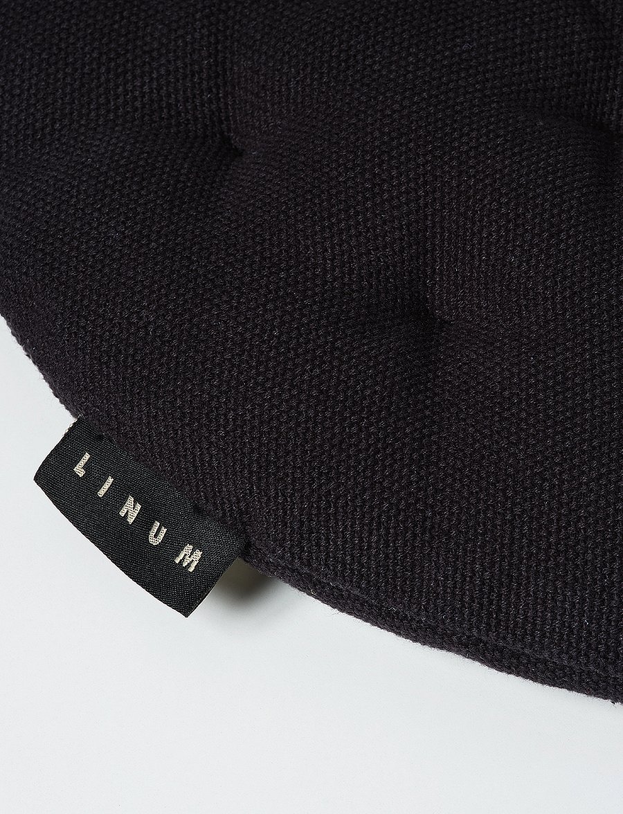 LINUM - PEPPER SEAT CUSHION - stuhlkissen - true black - 1