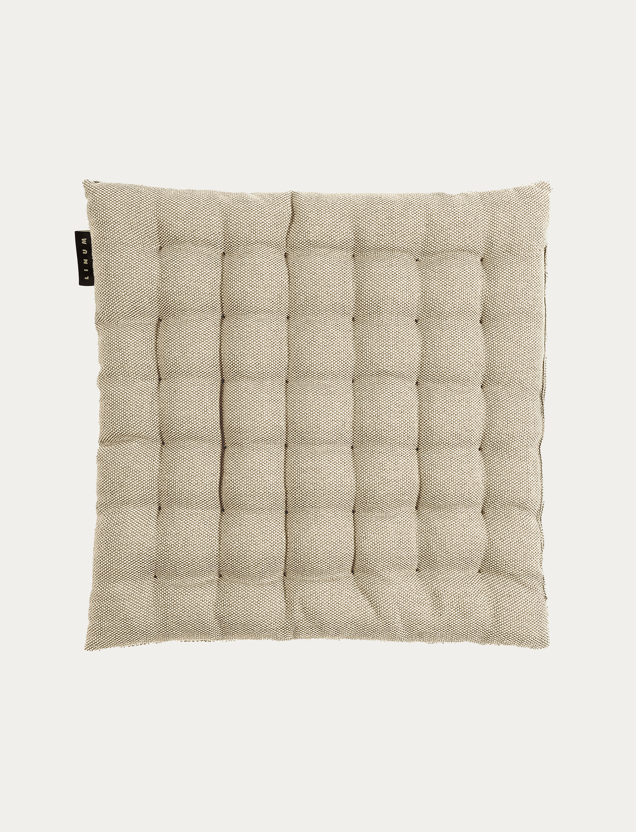 LINUM PEPPER Seat cushion - Linum - BRONZE BROWN / beige