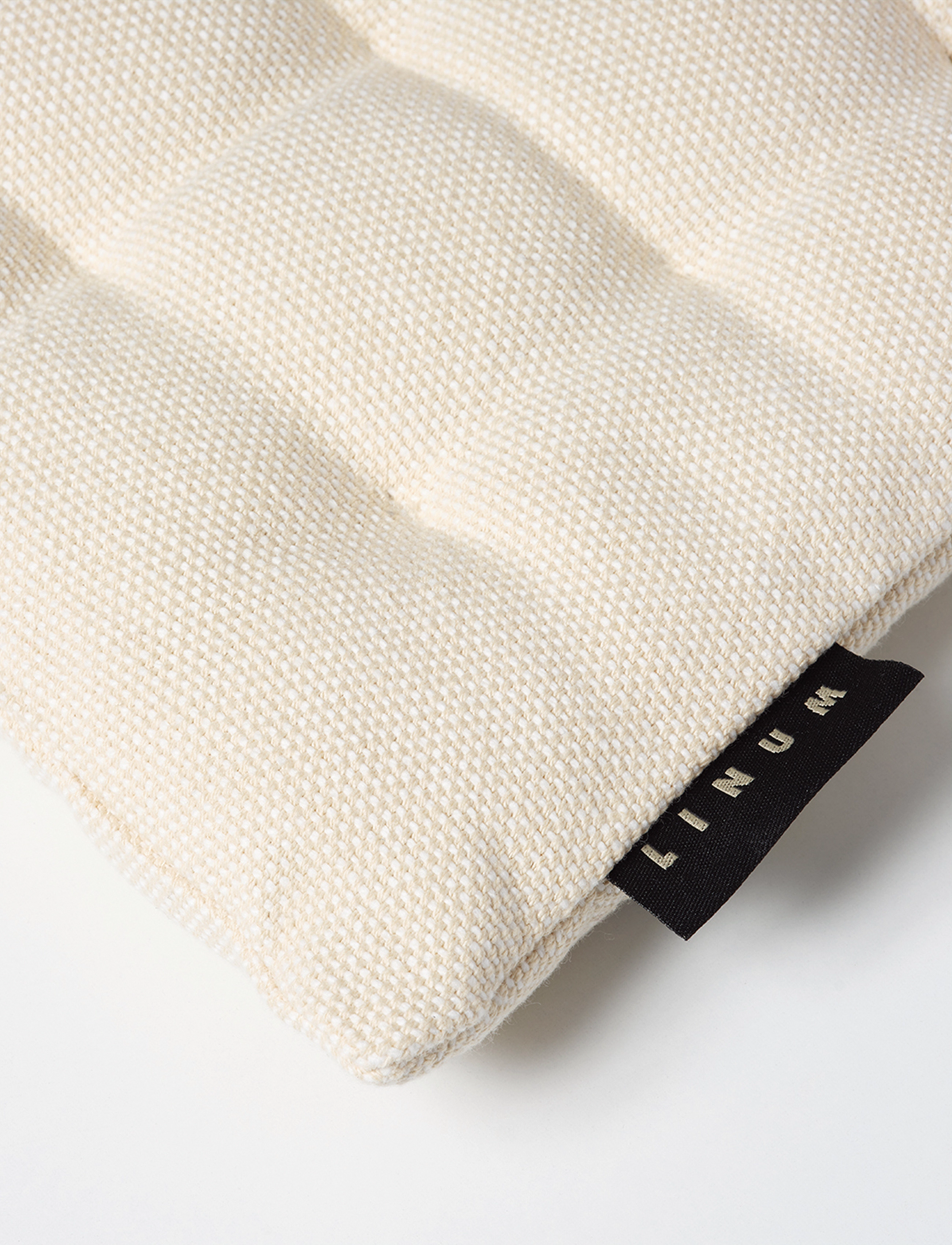 LINUM Pepper Seat Cushion, 40X40X3 cm, Cream, Tekstiler > Sædepuder, Unisex