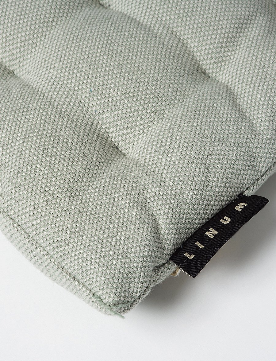 LINUM - PEPPER Seat cushion - light ice green - 1